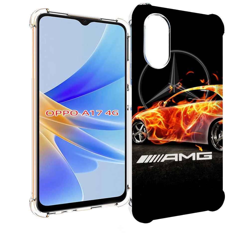 

Чехол MyPads АМГ мужской для OPPO A17, Прозрачный, Tocco