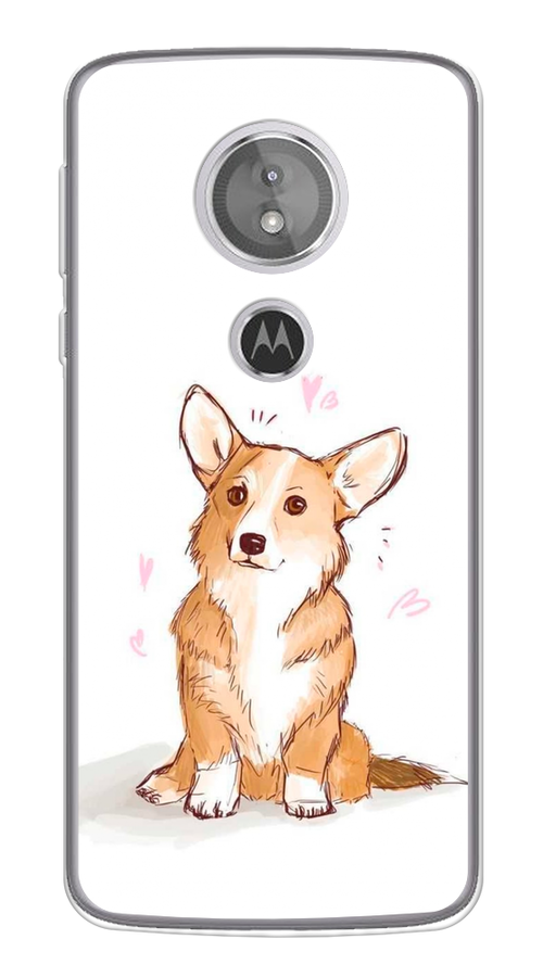 

Чехол Awog на Motorola Moto G6 Play / Моторола Мото G6 Плэй "Корги любовь", Разноцветный, 240950-1