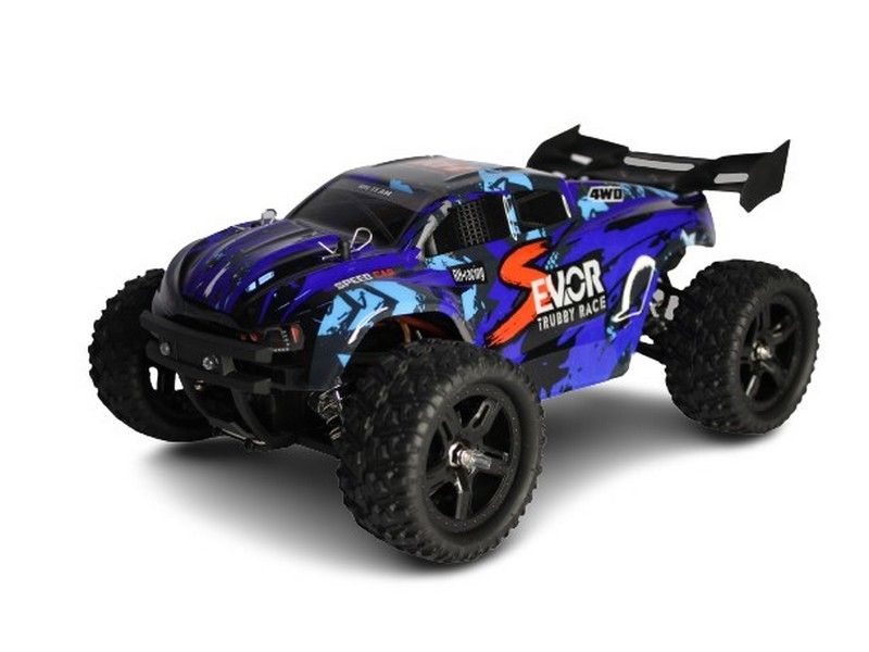 

Радиоуправляемая трагги Remo Hobby S EVO-R V2.0 (синий) 4WD 2.4G 1/16 RTR - RH1661V2-BLUE