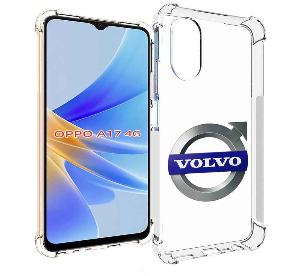 

Чехол MyPads volvo мужской для OPPO A17, Прозрачный, Tocco