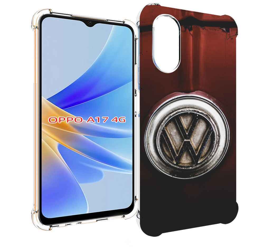

Чехол MyPads volkswagen 1 мужской для OPPO A17, Прозрачный, Tocco