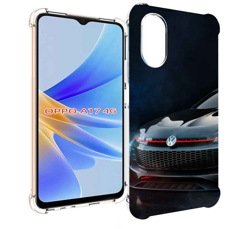 

Чехол MyPads volkswagen 2 мужской для OPPO A17, Прозрачный, Tocco