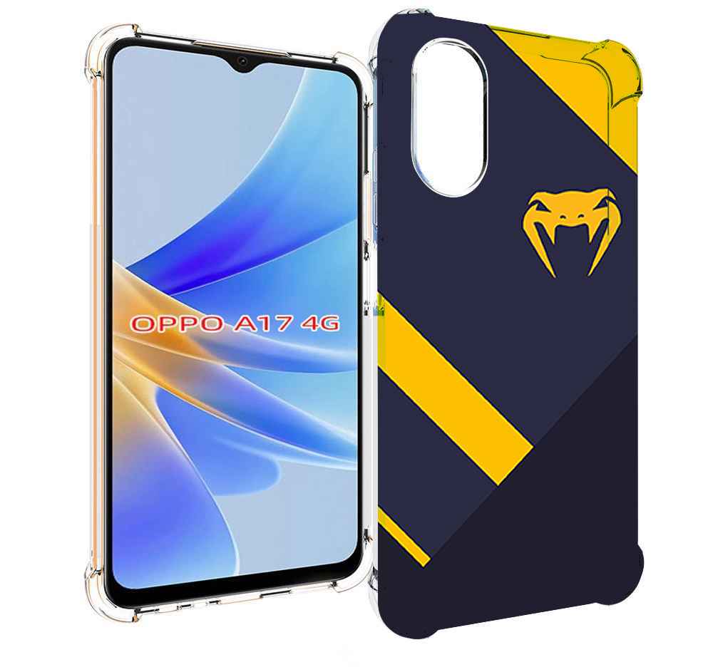 

Чехол MyPads venum мужской для OPPO A17, Прозрачный, Tocco