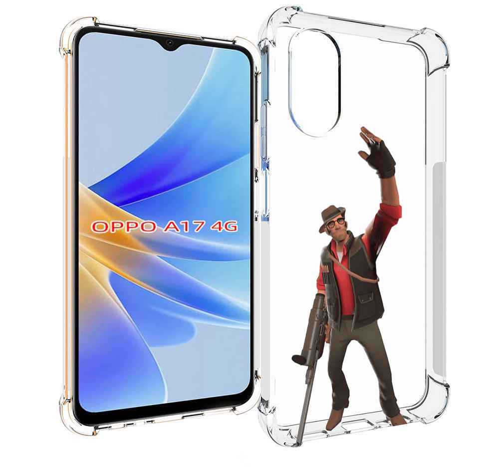 

Чехол MyPads team-fortress-2 для OPPO A17, Прозрачный, Tocco