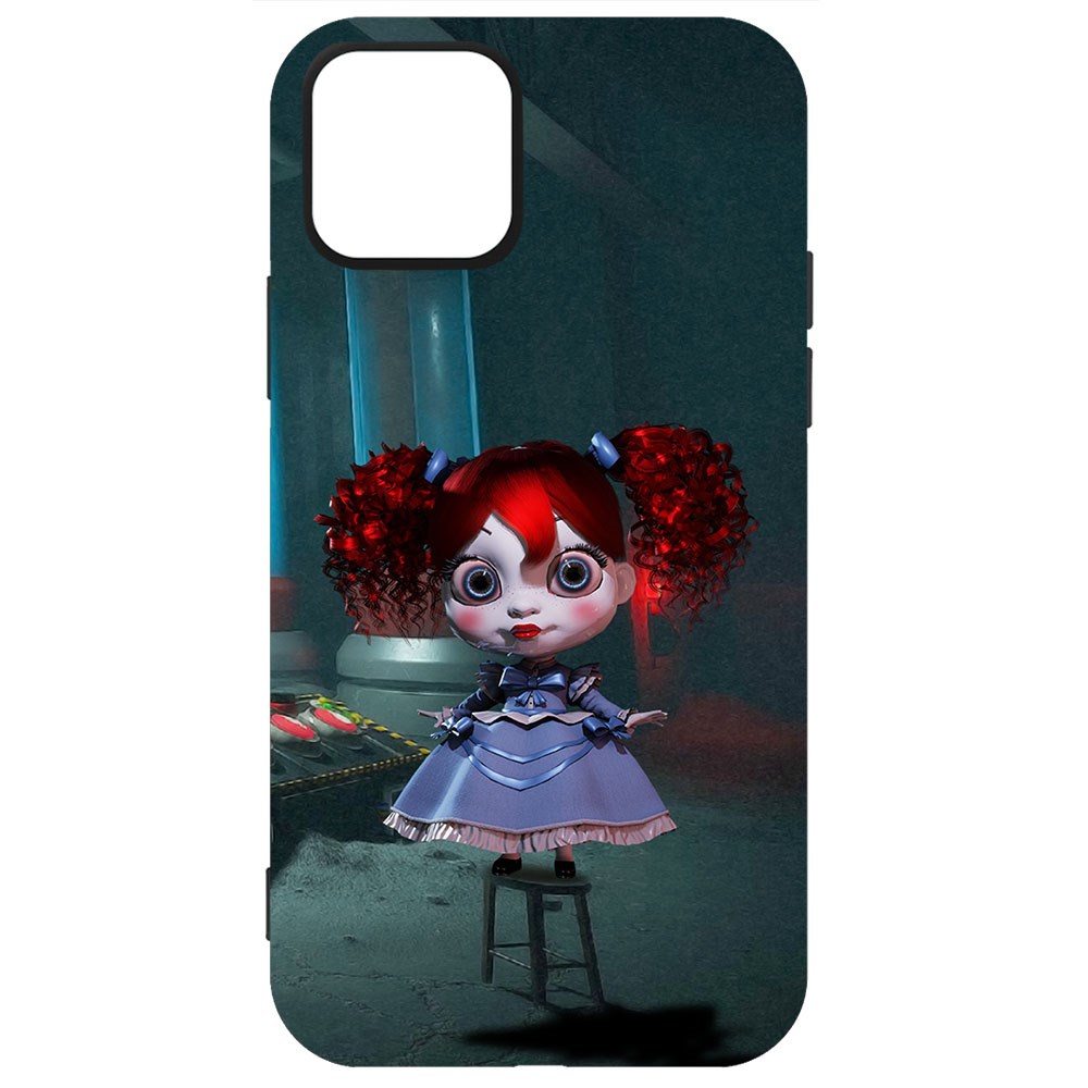 

Чехол-накладка Софт Хаги Ваги - Кукла Поппи для iPhone 12 Pro Max, Черный