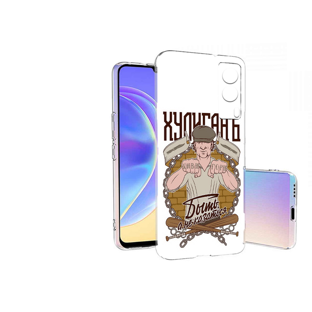 

Чехол MyPads Tocco для Vivo V21E Хулиган (PT161736.380.192), Прозрачный, Tocco