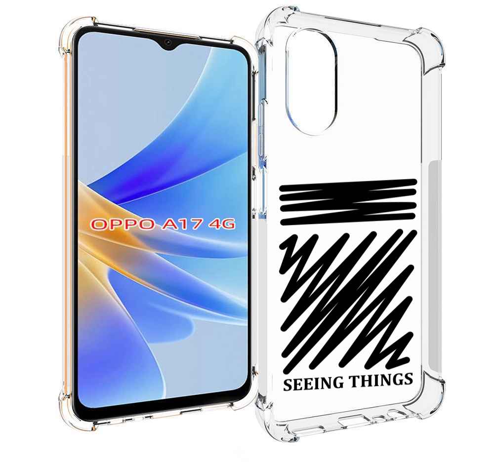 

Чехол MyPads seeing-things для OPPO A17, Прозрачный, Tocco