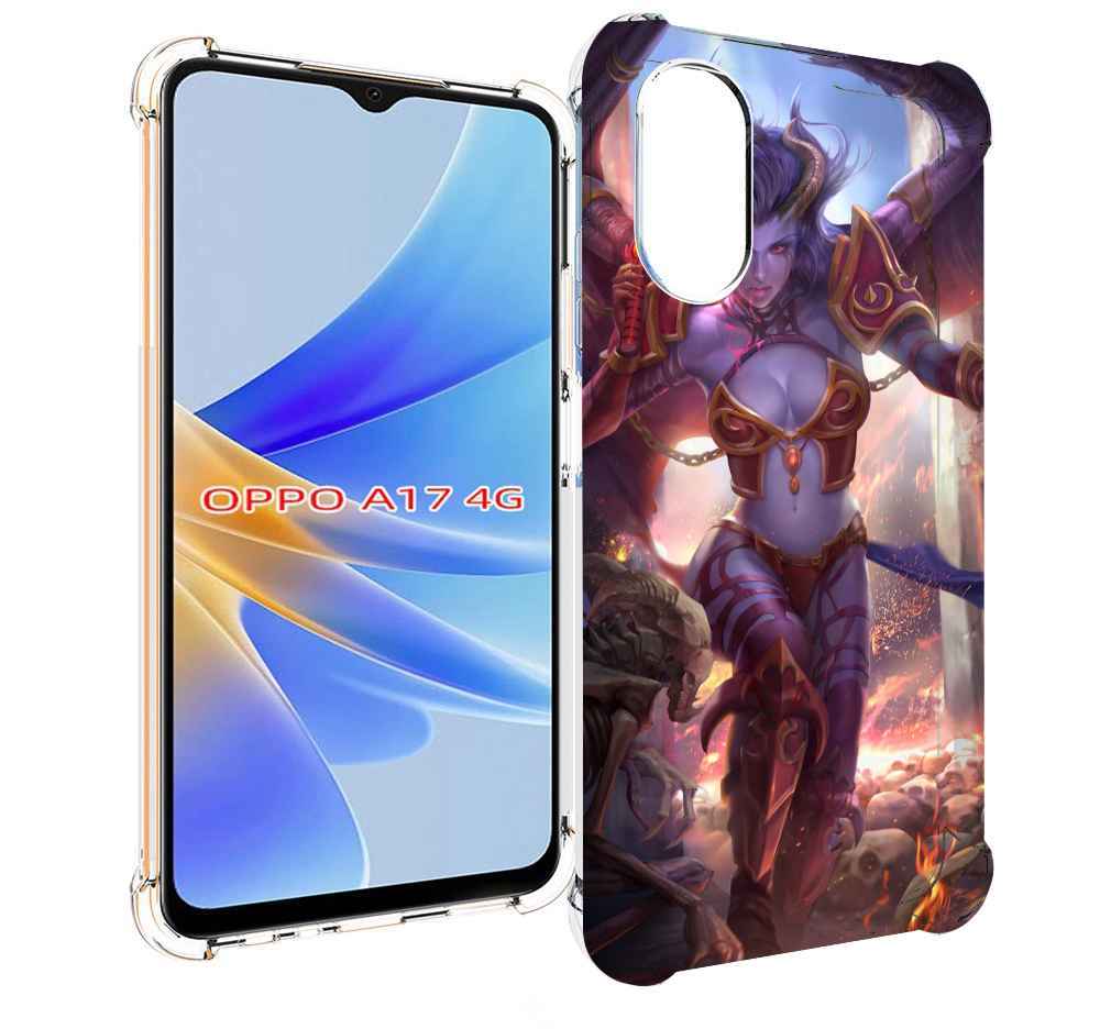 

Чехол MyPads queen of pain dota 2 для OPPO A17, Прозрачный, Tocco