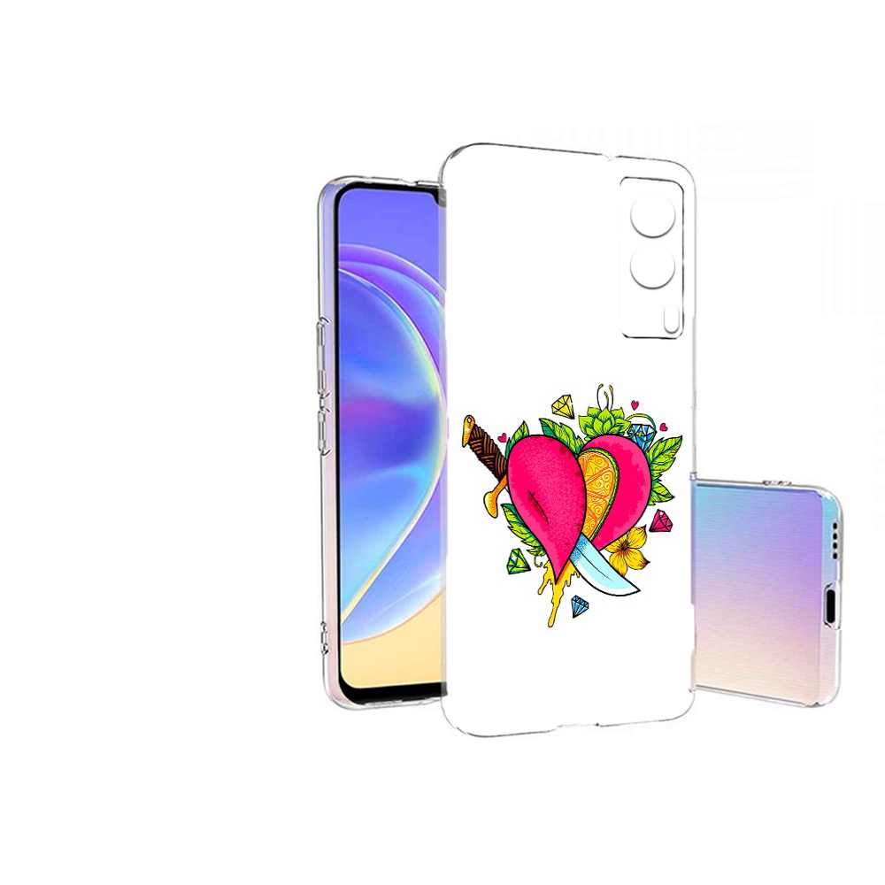 

Чехол MyPads Tocco для Vivo V21E Фруктовое сердце (PT161736.380.188), Прозрачный, Tocco