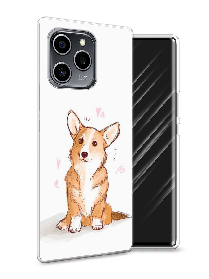 

Чехол Awog на Honor 60 SE "Корги любовь", Разноцветный, 6108050-1