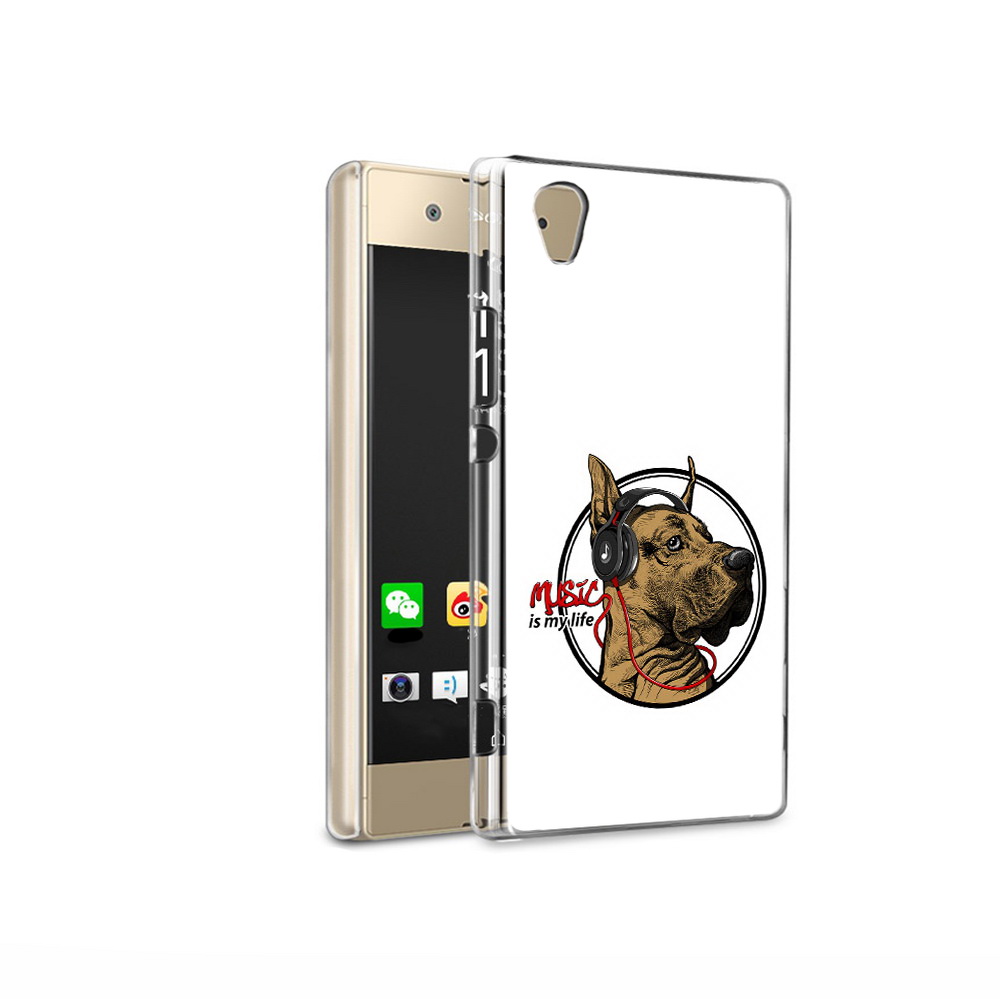 

Чехол MyPads Tocco для Sony Xperia XA1 Ultra музыкальная собака (PT67027.252.490), Прозрачный, Tocco
