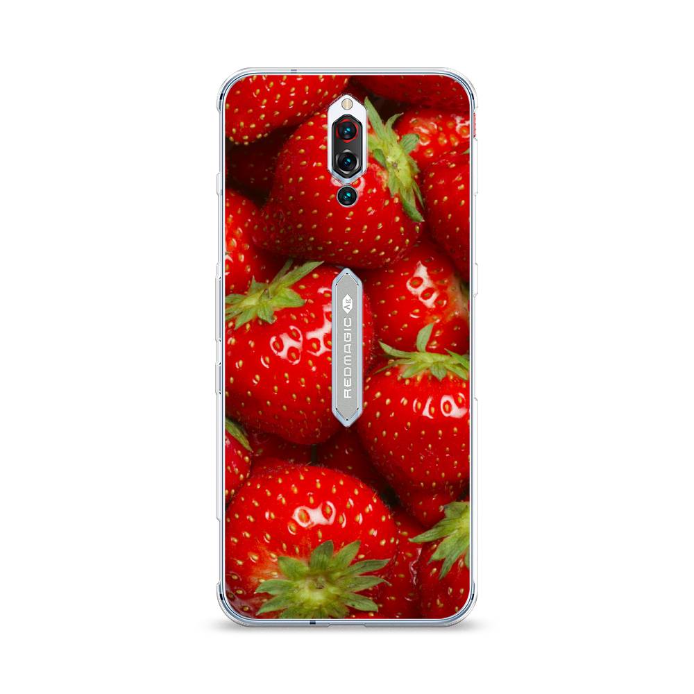 

Чехол Awog на ZTE Red Magic 5S / ЗТЕ Ред Мэджик 5S "Клубника", Разноцветный, 134250-10