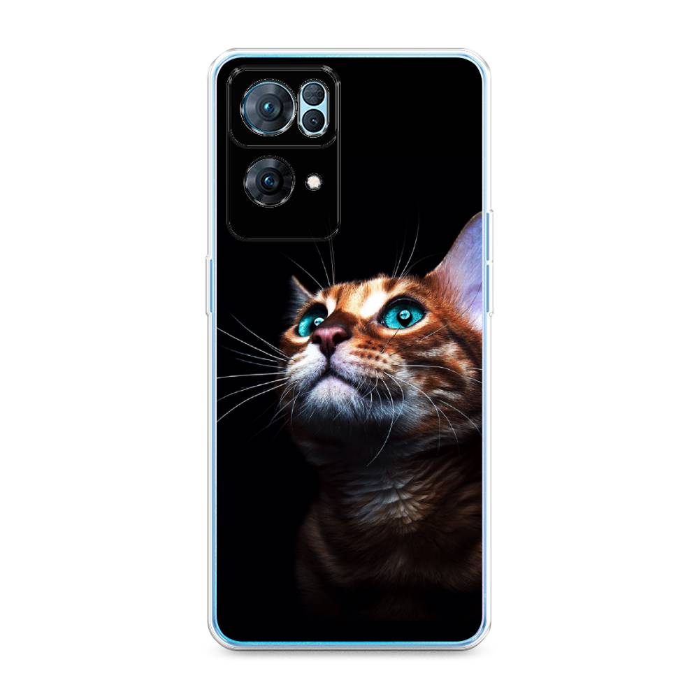 

Чехол Awog на Oppo Reno 7 Pro "Мечтательный кот", Разноцветный, 258250-1