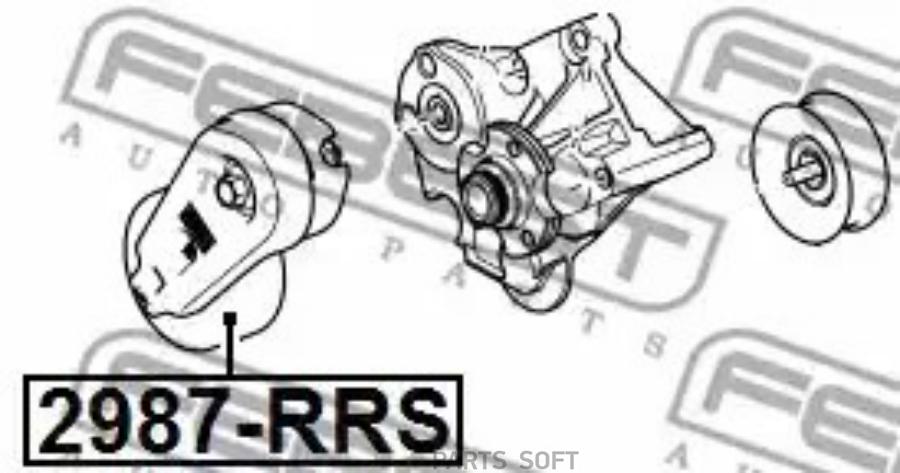 

FEBECT 2987RRS 2987-RRS_ролик натяжителя!\ Land Rover Discovery/Range Rover Sport 3.0D 09-