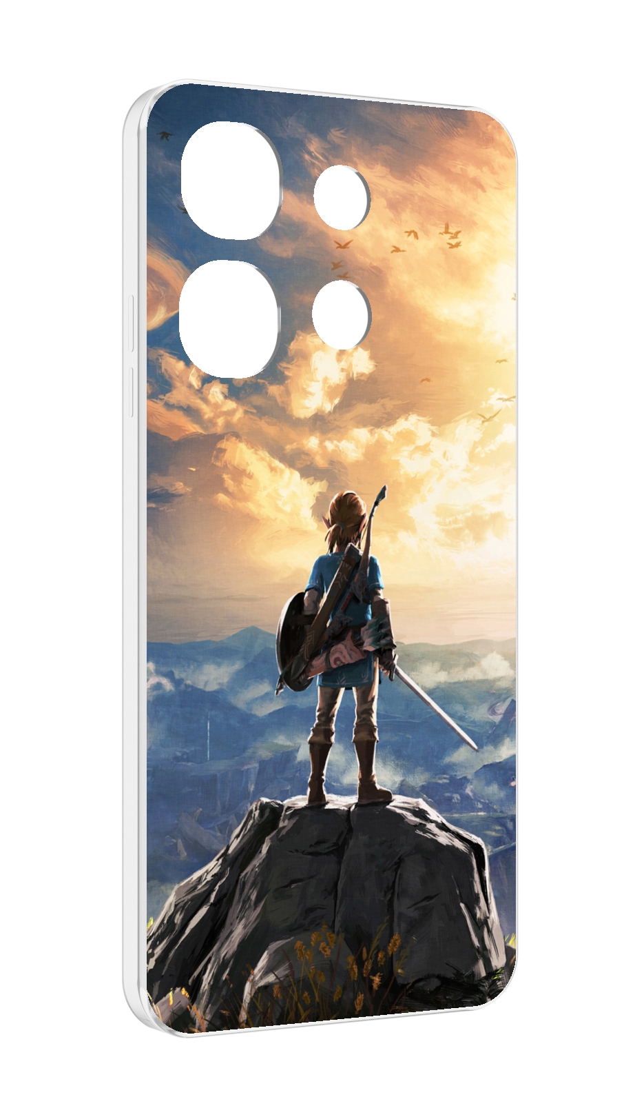 Чехол MyPads The Legend of Zelda для Tecno Spark Go 2023 (BF7) / Tecno Smart 7 противоу...