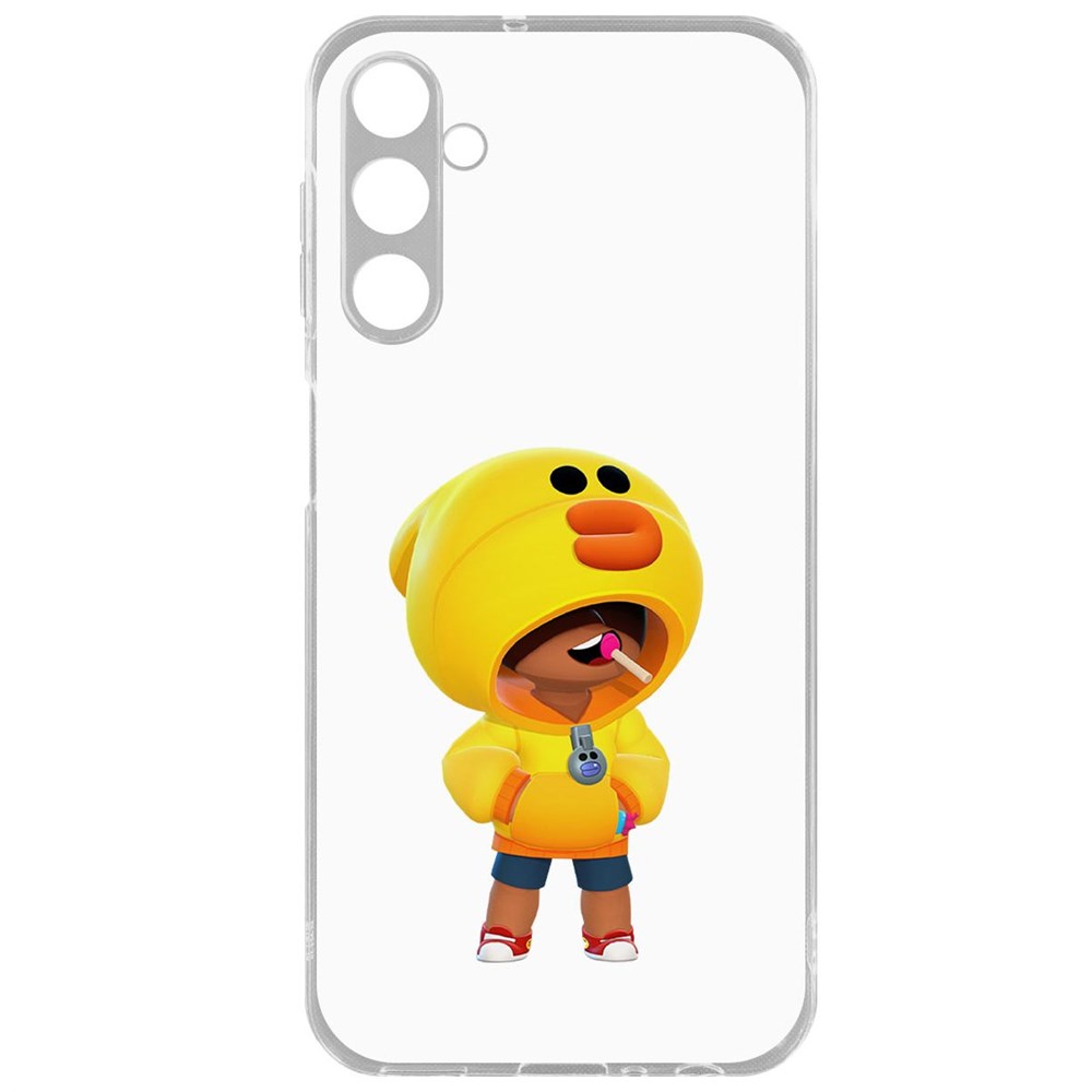 

Чехол-накладка Brawl Stars-Леон Салли для Samsung Galaxy A24 (A245), Прозрачный