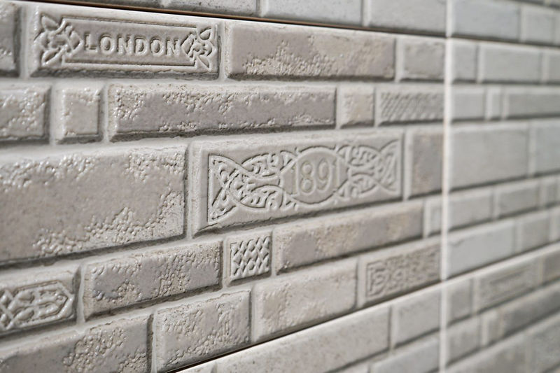 

Декор intercerama brick_ic д50071 серый 50х23