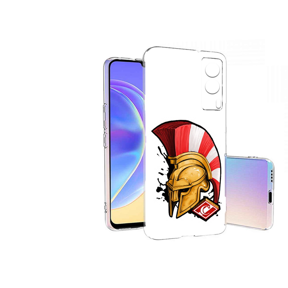 

Чехол MyPads Tocco для Vivo V21E ФК спартак шлем (PT161736.380.185), Прозрачный, Tocco