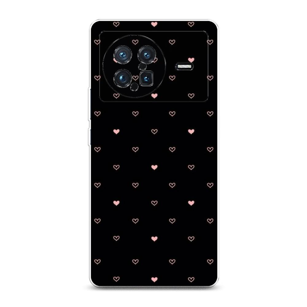 

Чехол Awog на Vivo X Note "Черный фон и сердечки", Разноцветный, 266950-3