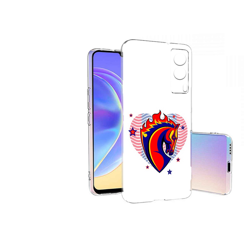 

Чехол MyPads Tocco для Vivo V21E ФК ЦСЛ Лошадь (PT161736.380.180), Прозрачный, Tocco