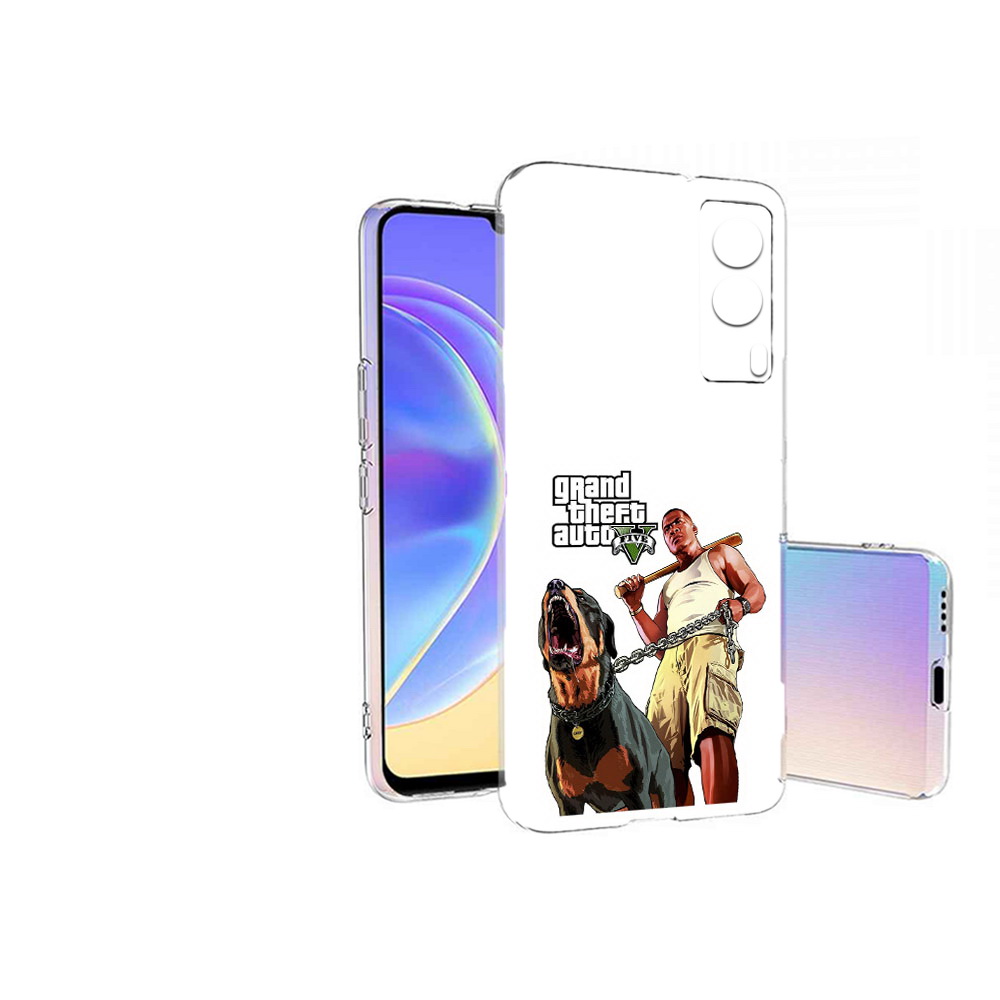 

Чехол MyPads Tocco для Vivo V21E GTA грозная собака (PT161736.380.18), Прозрачный, Tocco