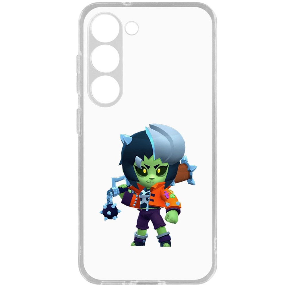 Чехол-накладка Brawl Stars-ЗомБиби для Samsung Galaxy S23