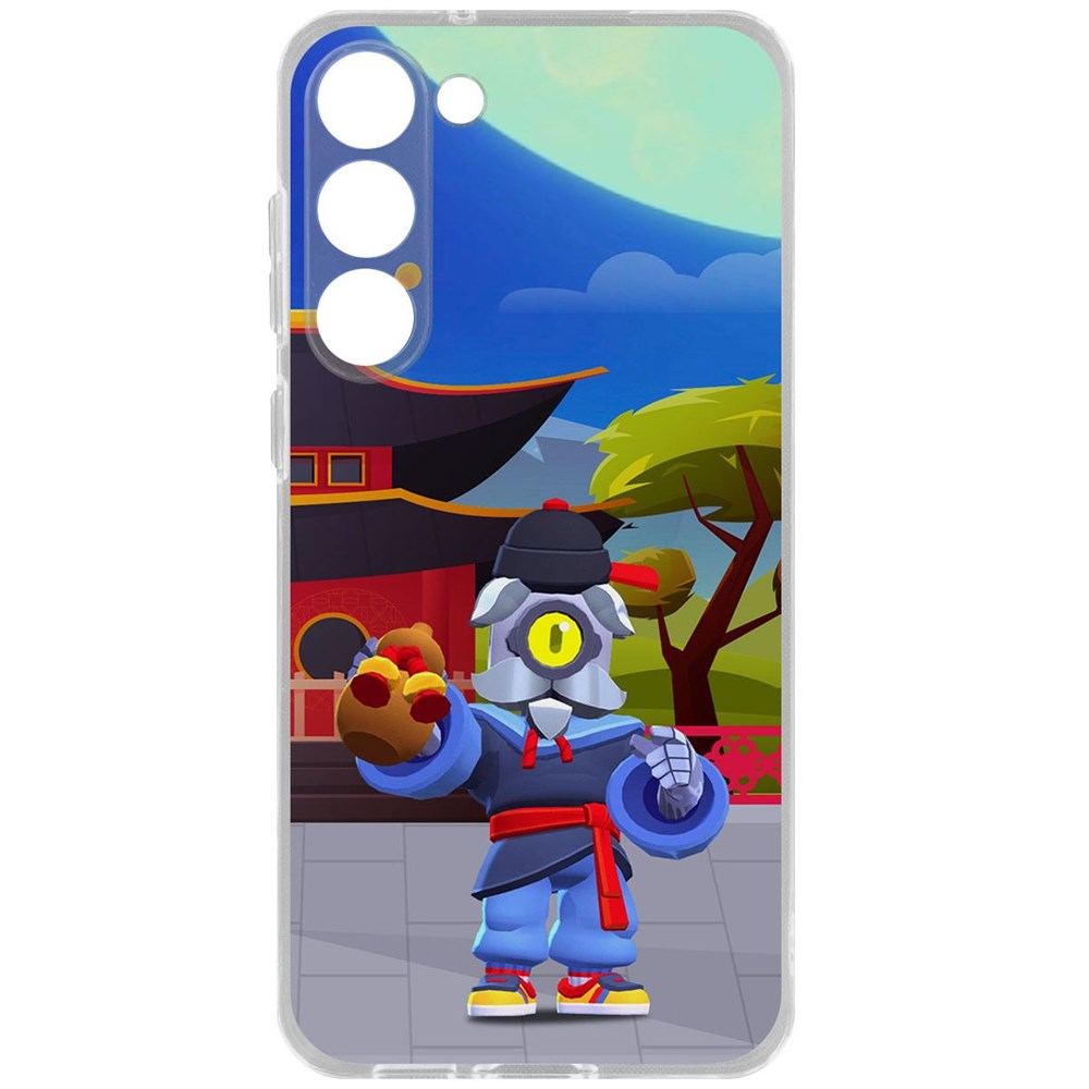 

Чехол-накладка Brawl Stars-Великий Мастер Барли для Samsung Galaxy S23+, Прозрачный