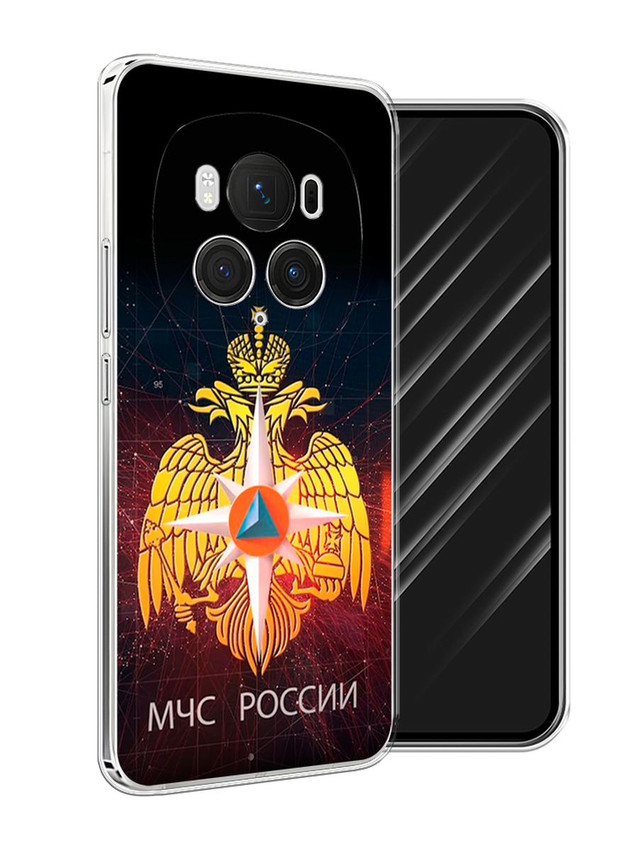 

Чехол Awog на Honor Magic 6 Pro "МЧС России", Черный;желтый;красный, 6123750-1