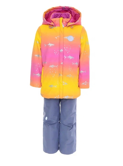 

Комплект верхней одежды Stella Kids М-668/2, желтый; розовый, 98, М-668/2
