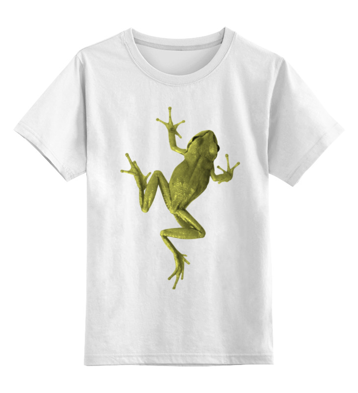 

Детская футболка Printio Лягушка - альпинист цв.белый р.128, 0000001463971