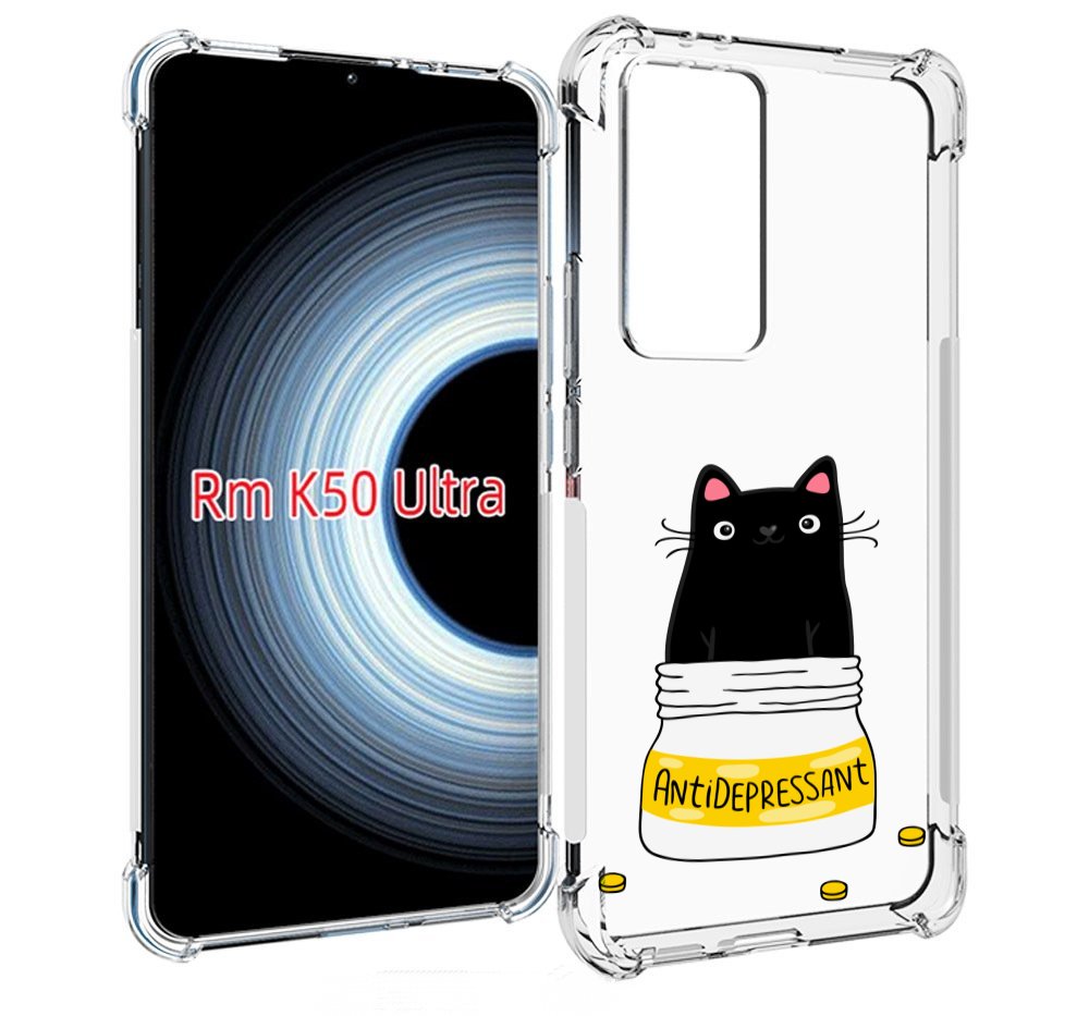 

Чехол MyPads Антидеприсан для Xiaomi 12T / Redmi K50 Ultra, Прозрачный, Tocco