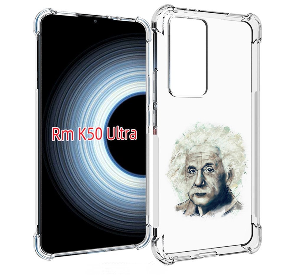 Чехол MyPads Альберт энштейн для Xiaomi 12T / Redmi K50 Ultra