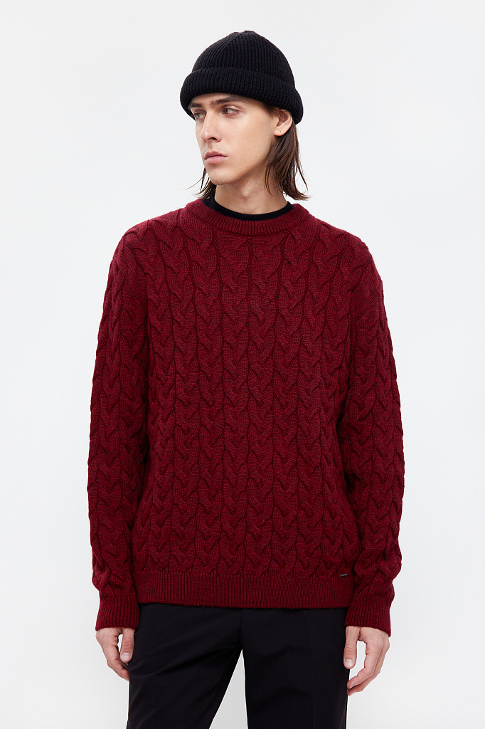 

Джемпер мужской W20-22101 Finn Flare бордовый 2XL, W20-22101