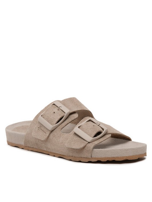 Сабо женские Manebi Suede Traveler Nordic Sandals W 1.9 RT коричневые 35 EU