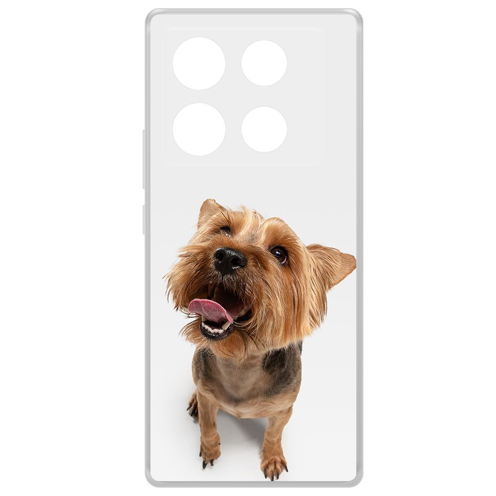 

Чехол-накладка Krutoff Clear Case Йоркширский терьер для INFINIX Note 40 Pro, Прозрачный