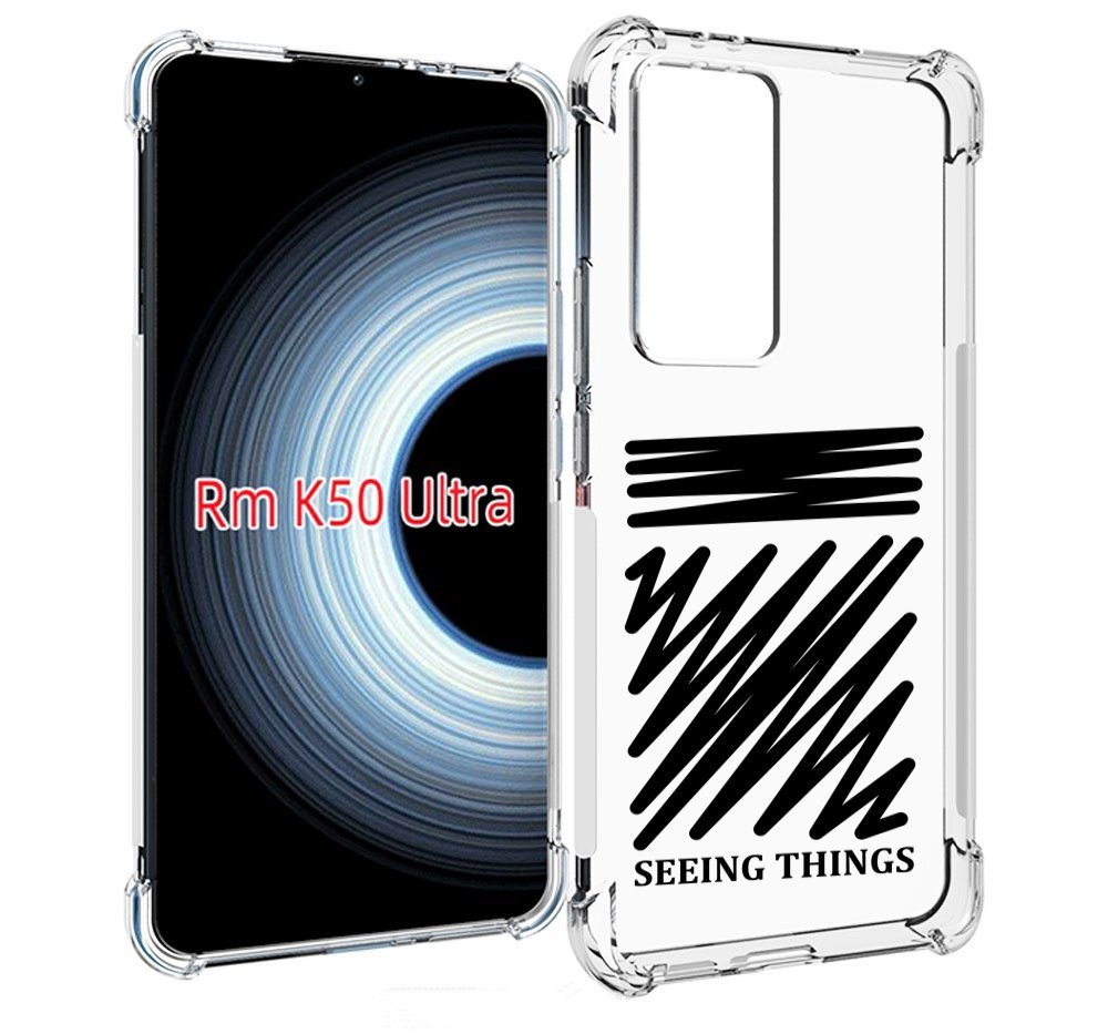 

Чехол Mypads Seeing-Things Для Xiaomi 12T/Redmi K50 Ultra, Прозрачный, Tocco