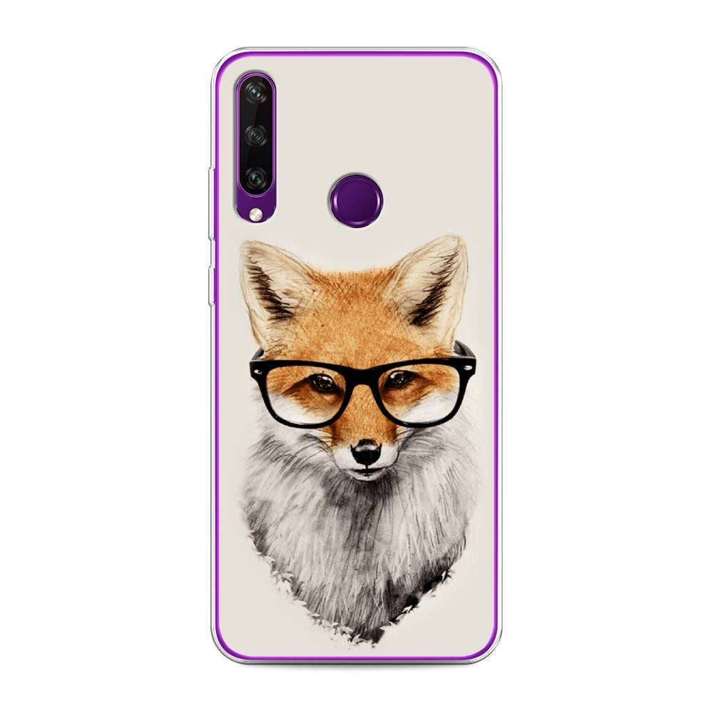 

Чехол Awog на Huawei Y6p "Лиса в очках", Бежевый, 6103250-10