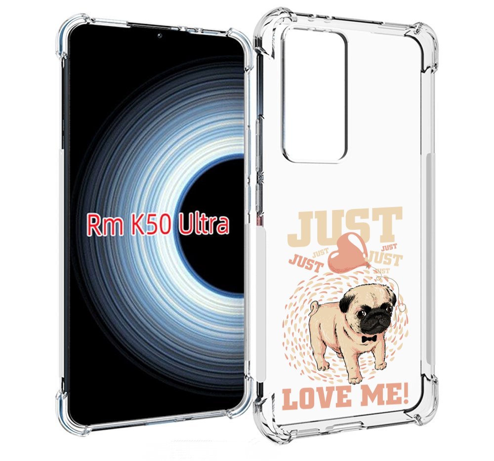 

Чехол MyPads Люби меня для Xiaomi 12T / Redmi K50 Ultra, Прозрачный, Tocco