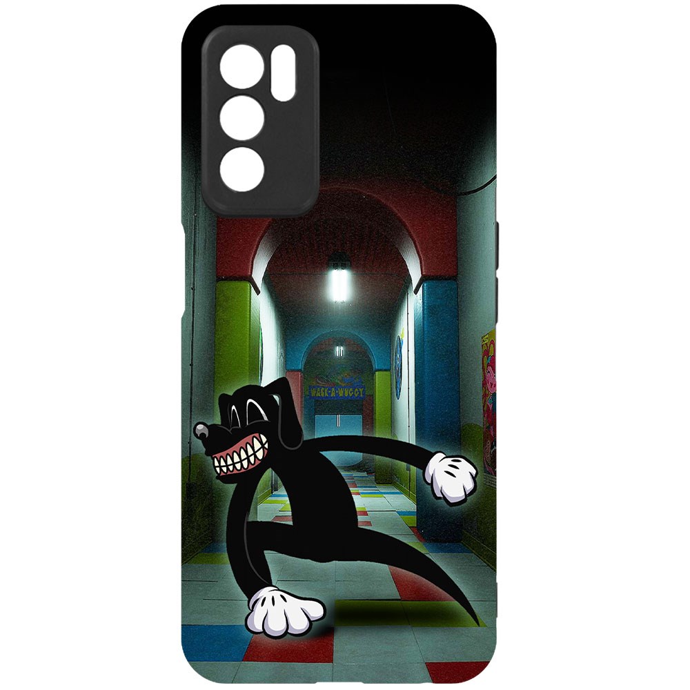 

Чехол-накладка Софт Хаги Ваги - Картун Дог для Oppo A16