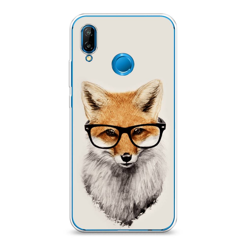 

Чехол Awog на Huawei P20 Lite "Лиса в очках", Бежевый, 64450-10