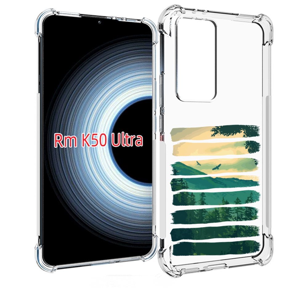 

Чехол MyPads Лесная чаща для Xiaomi 12T / Redmi K50 Ultra, Прозрачный, Tocco