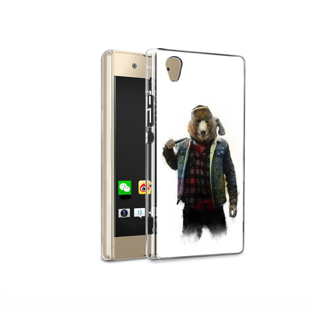 

Чехол MyPads Tocco для Sony Xperia XA1 Ultra медведь с топором (PT67027.252.469), Прозрачный, Tocco