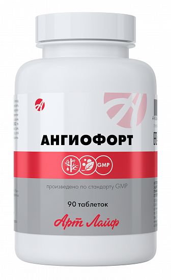 АртЛайф Ангиофорт таблетки 90 шт 3156₽