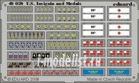 

49039 Eduard 1/48 Фототравление для US Insignia and Medals WWII