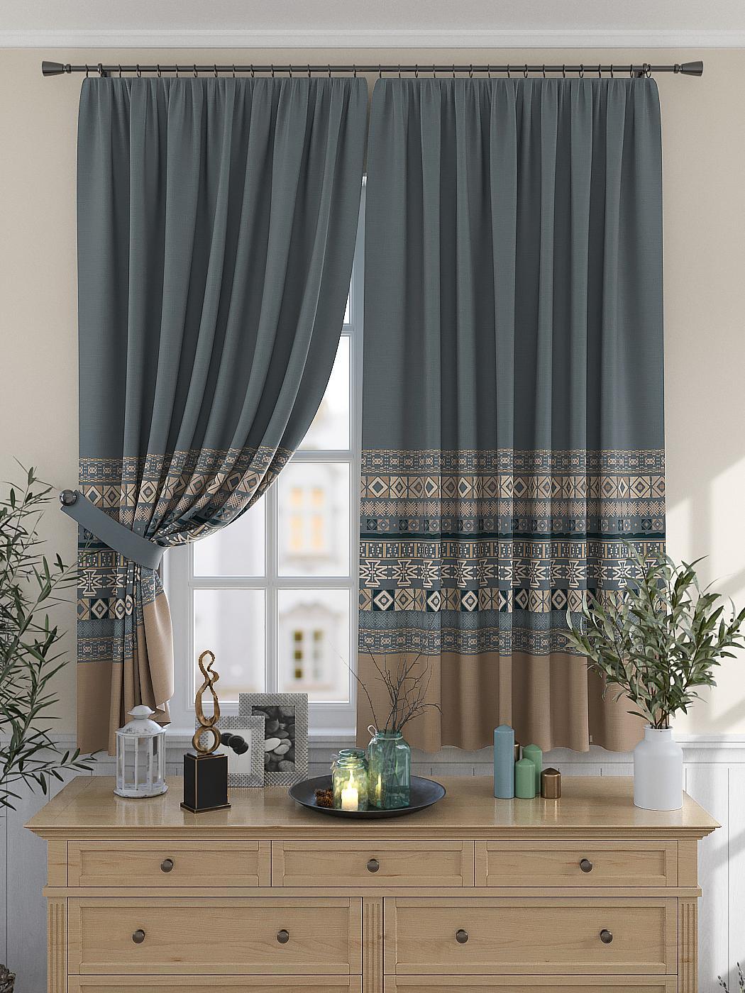 

Комплекты штор AT HOME Рофиконс высота 180 см, ширина 150 см, Бежевый, 925505