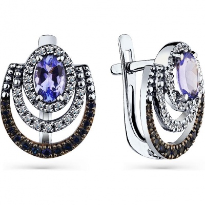 

Серьги из золота с танзанитами, сапфирами и бриллиантами Master Brilliant 2-208541-00-56, 2-208541-00-56