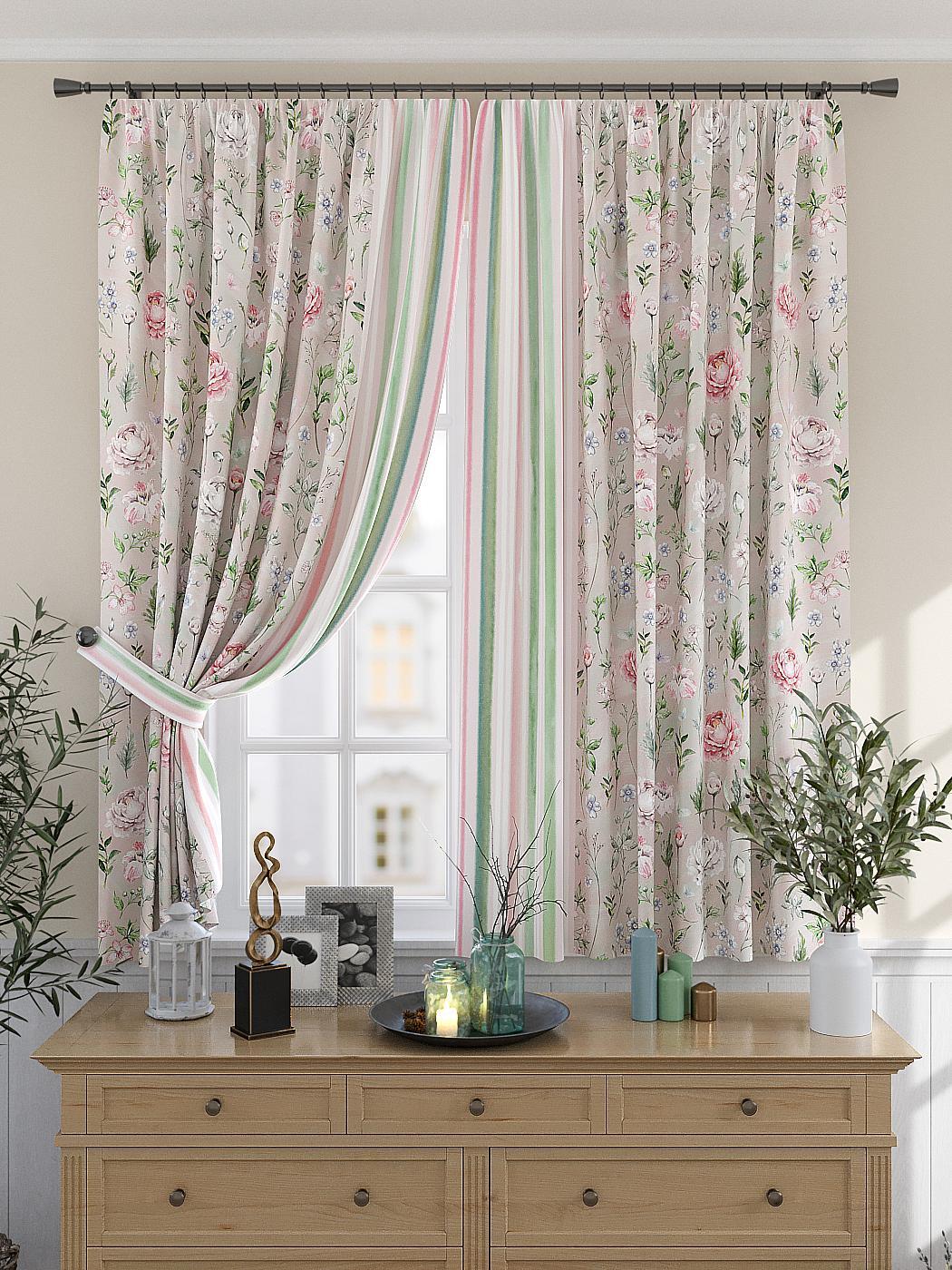 

Комплекты штор AT HOME Прейлонс высота 180 см, ширина 150 см, Бежевый, 925220