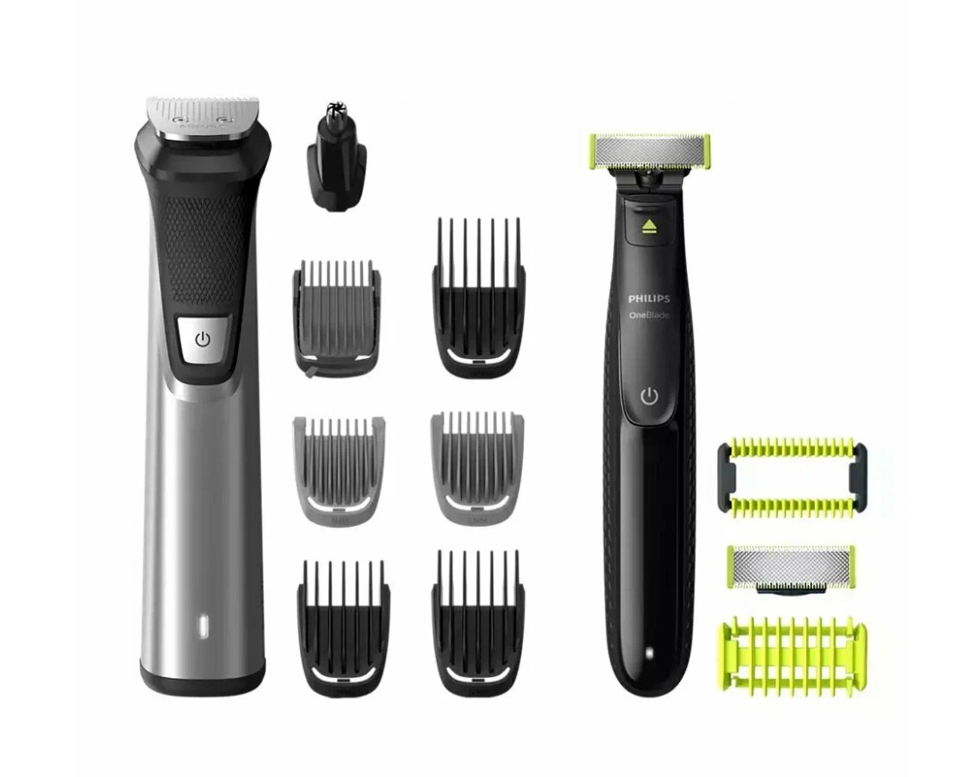 

Триммер Philips MG9720/90 + OneBlade 12 в 1 черный, MG9720/90 + OneBlade 12 в 1