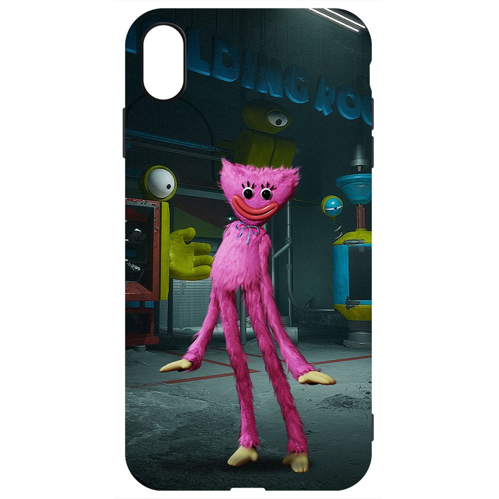 

Чехол-накладка Софт Хаги Ваги - Киси Миси для iPhone Xs Max, Черный