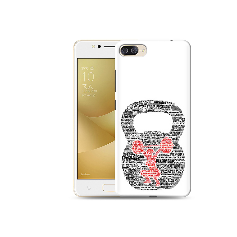 

Чехол MyPads Tocco для Asus ZenFone 4 Max (ZC520KL) бодибилдинг гиря из слов, Прозрачный, Tocco